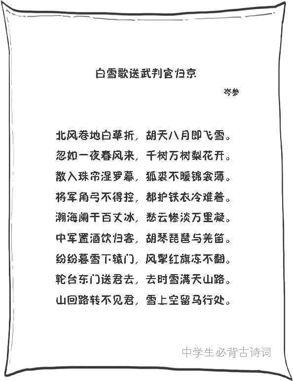 九、边塞诗派代表(三)：戏精诗人岑参 - 图25