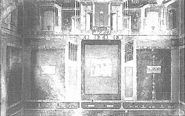 ▲卢克莱修在庞贝城的房子内部壁画（罗马国家博物馆） - 图1