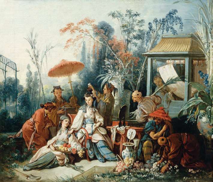 布歇《中国花园》 1742年 - 图1