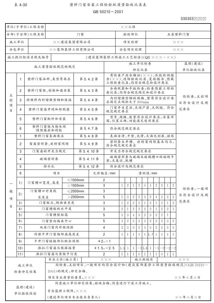第三节 塑料门窗安装工程 - 图8