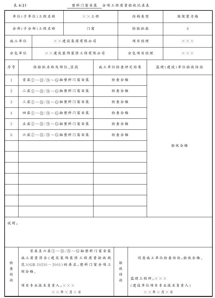第三节 塑料门窗安装工程 - 图9
