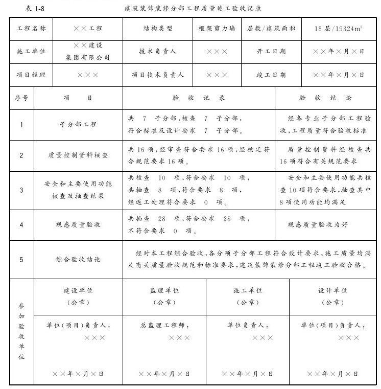 第三节 施工管理与质量验收资料 - 图8