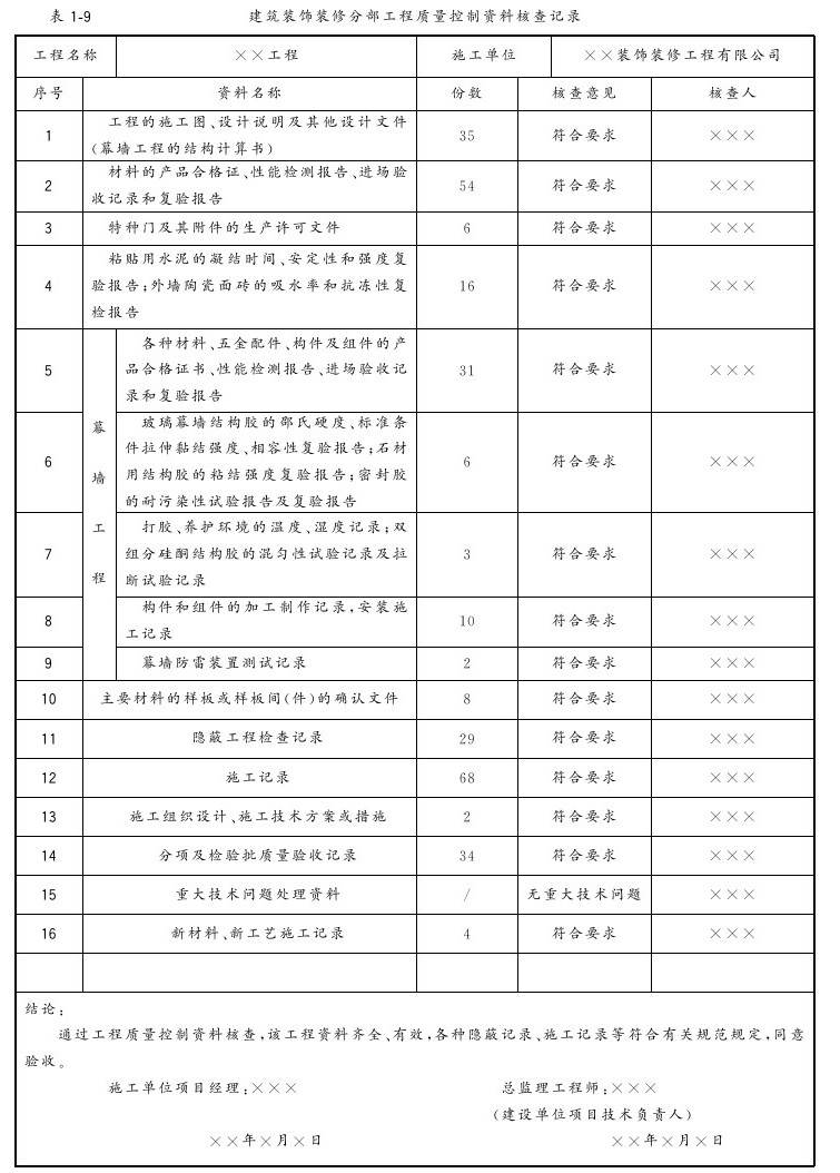 第三节 施工管理与质量验收资料 - 图9