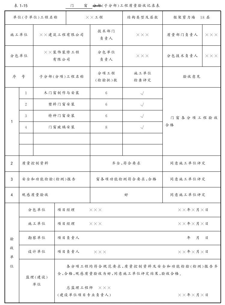 第三节 施工管理与质量验收资料 - 图18