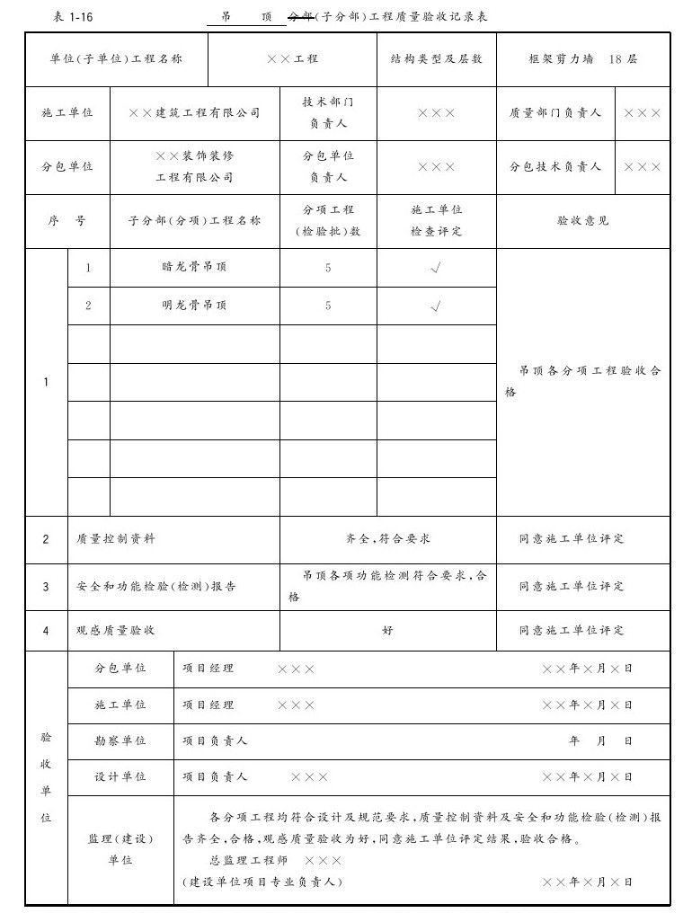 第三节 施工管理与质量验收资料 - 图19