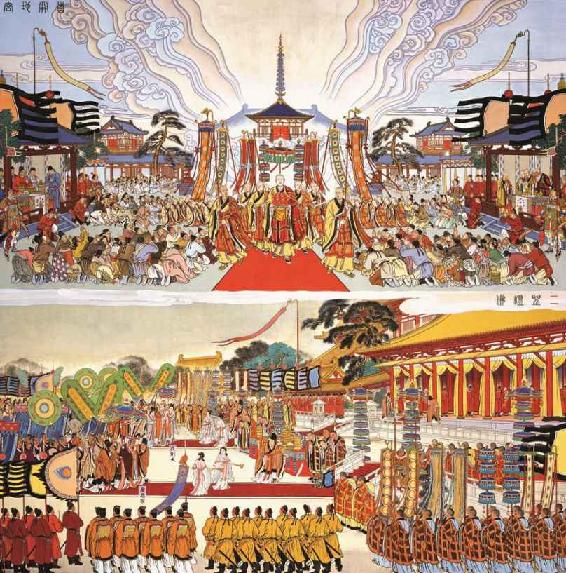 高宗首次迎奉佛骨 - 图1