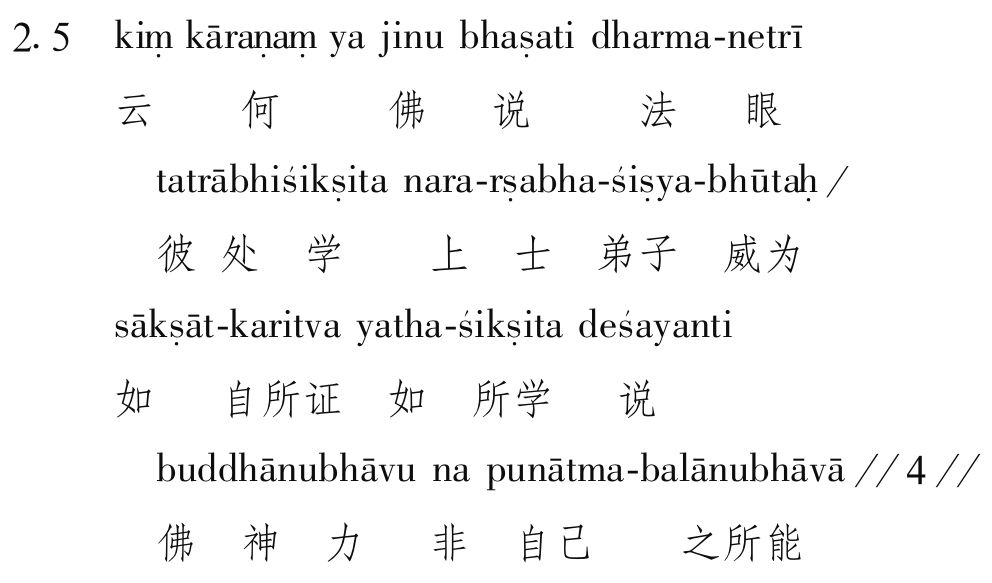 论梵文本《圣胜慧到彼岸功德宝集偈》 - 图7