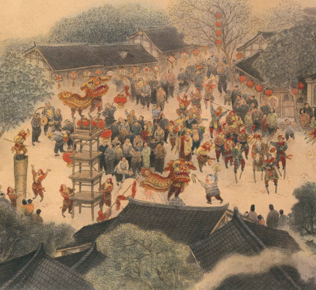 坐在轿子里的路德维希·魏斯，在去领事馆的路上，1912～1913年。 - 图11