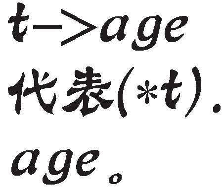 (*t).age和*t.age - 图4
