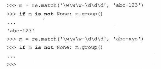 15.3 正则表达式和Python语言 - 图18