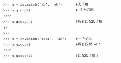 15.3 正则表达式和Python语言 - 图20