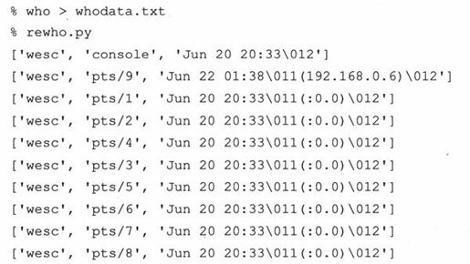 15.3 正则表达式和Python语言 - 图28