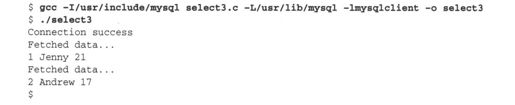 8.3　使用C语言访问MySQL数据 - 图46