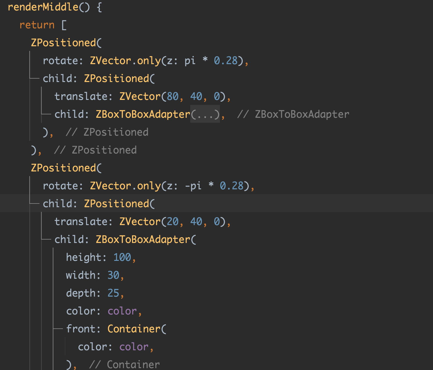 Flutter 实现 “真” 3D 动画效果，用纯代码实现立体 Dash 和 3D 掘金 Logo - 图44