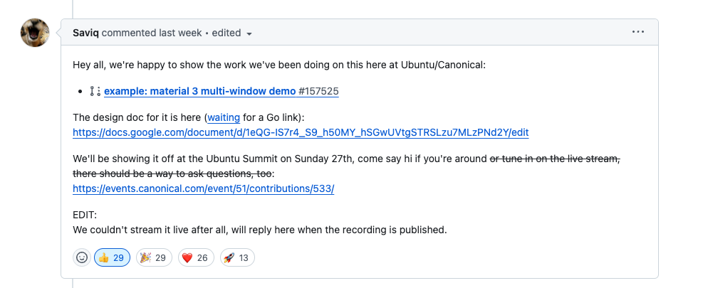 Flutter PC 多窗口新进展，已在  Ubuntu/Canonical 展示 - 图2