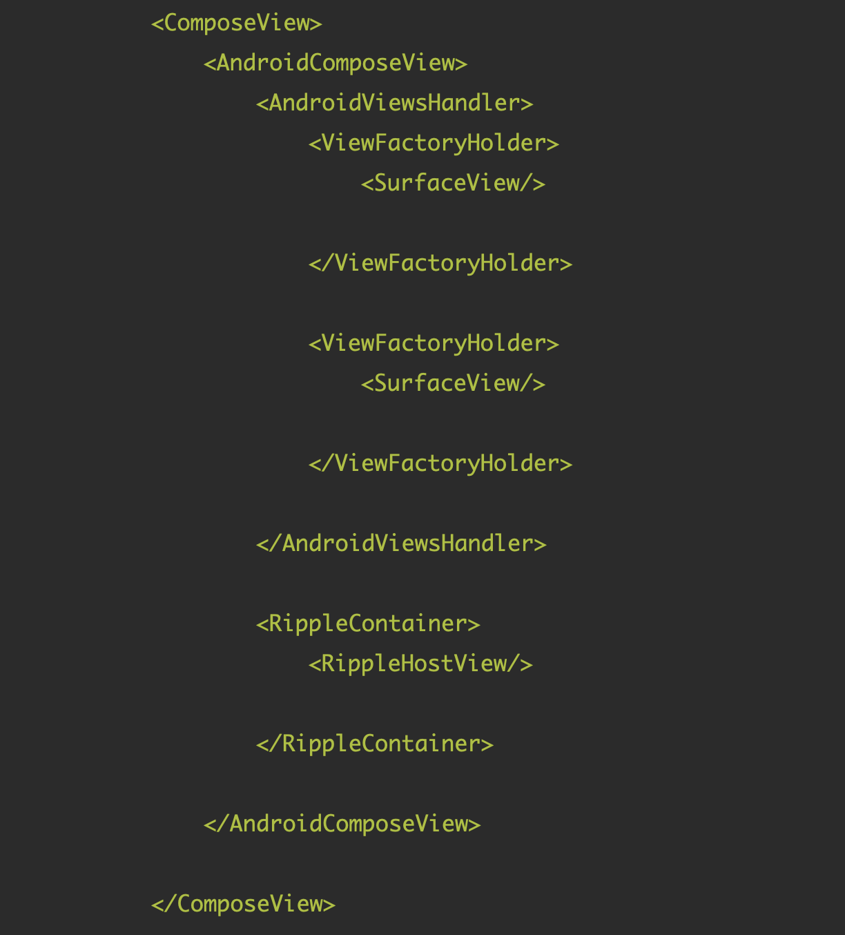 深入 Flutter 和 Compose 的 PlatformView 实现对比，它们是如何接入平台控件 - 图20