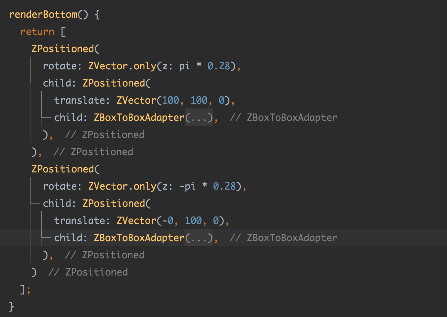 Flutter 实现 “真” 3D 动画效果，用纯代码实现立体 Dash 和 3D 掘金 Logo - 图43