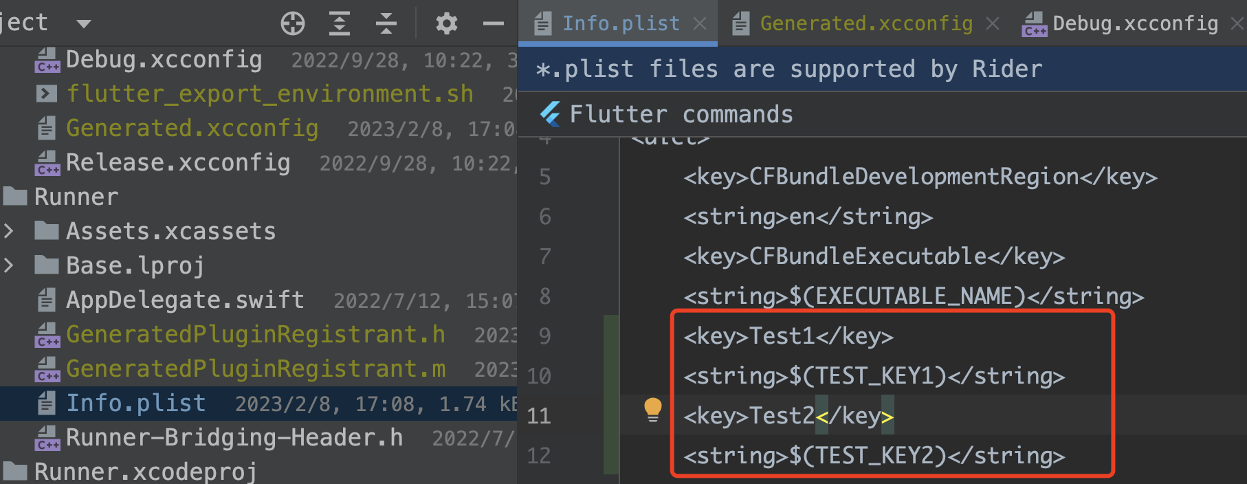 Flutter 小技巧之 3.7 更灵活的编译变量支持 - 图8