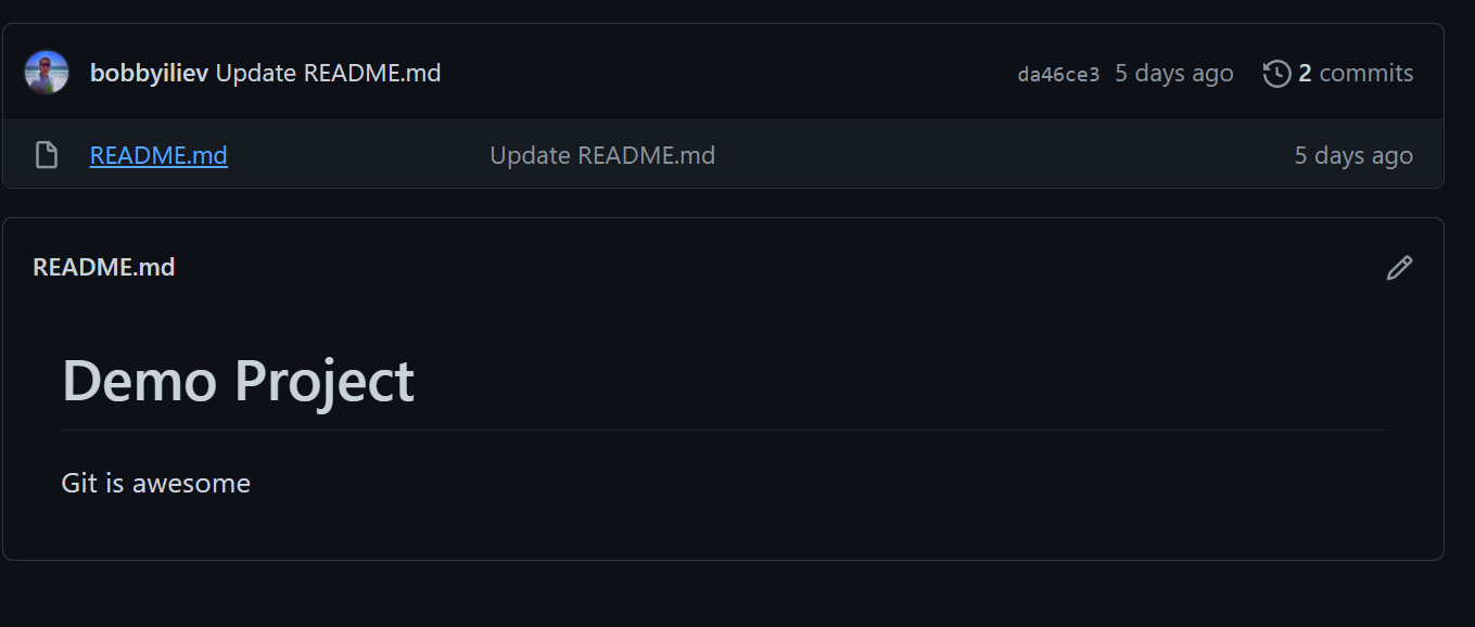 Edit File GitHub