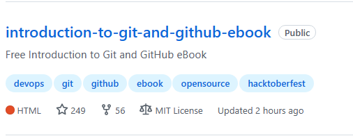Github repository example