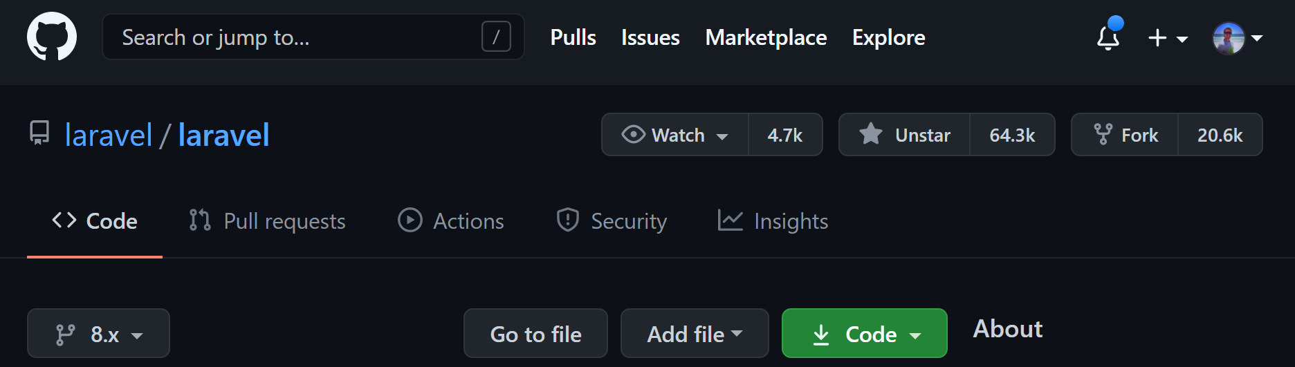 Fork a repository