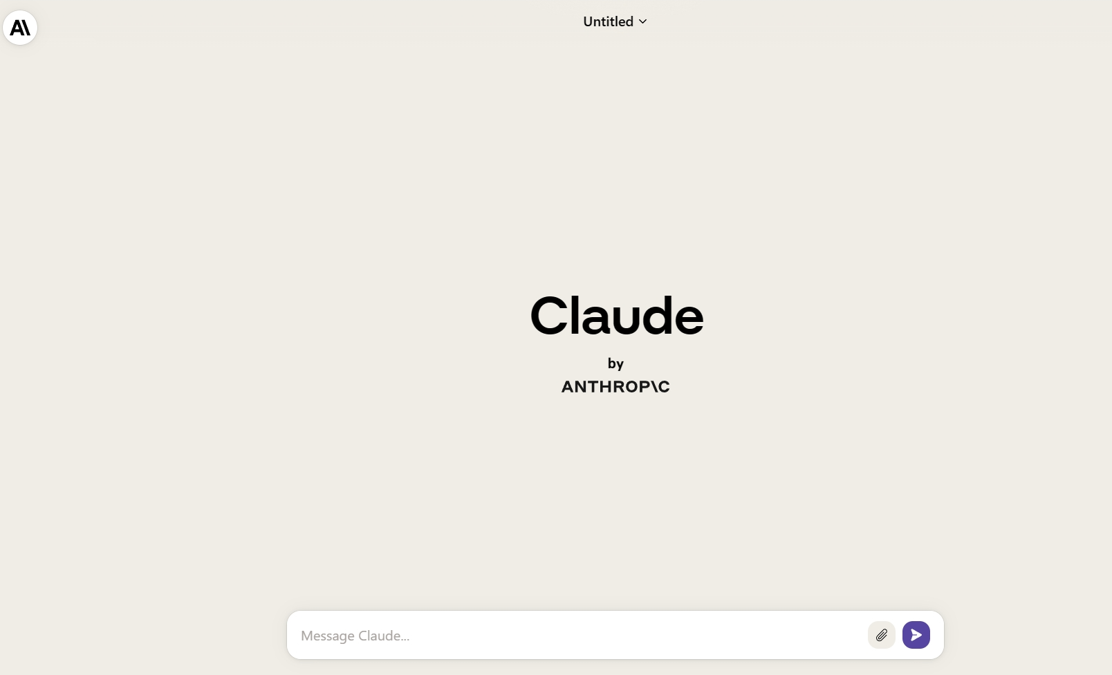 Claude 界面