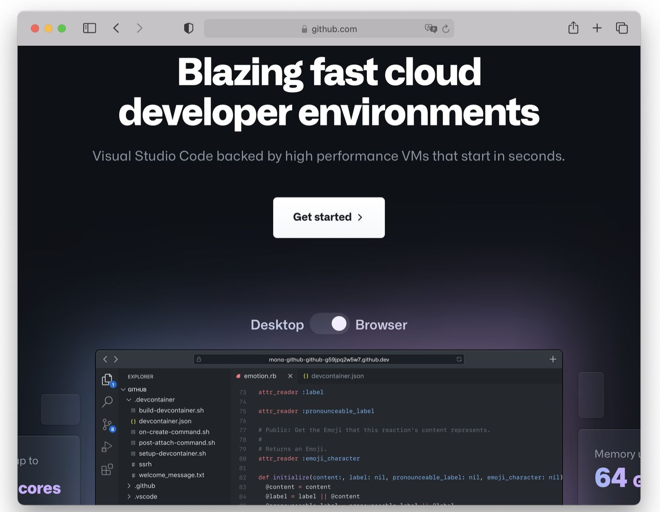 codespace