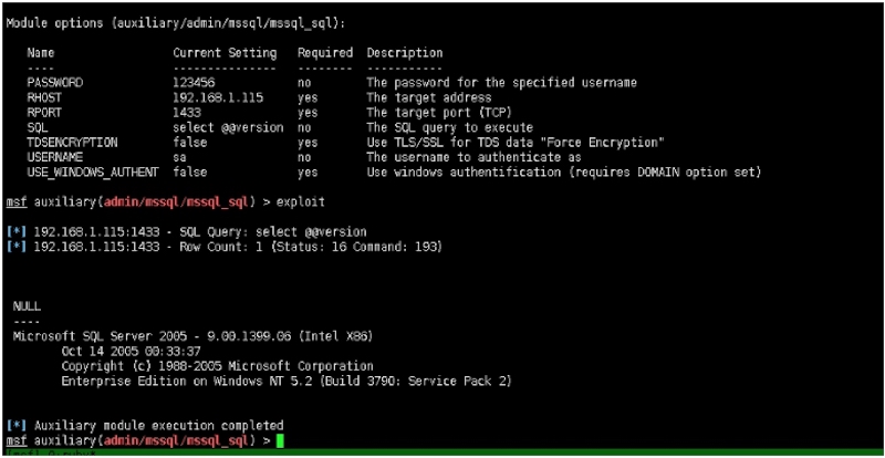 第三十四课：攻击Sql server 服务 - 图8