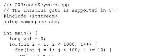 3.2.8　使用和滥用goto - 图1
