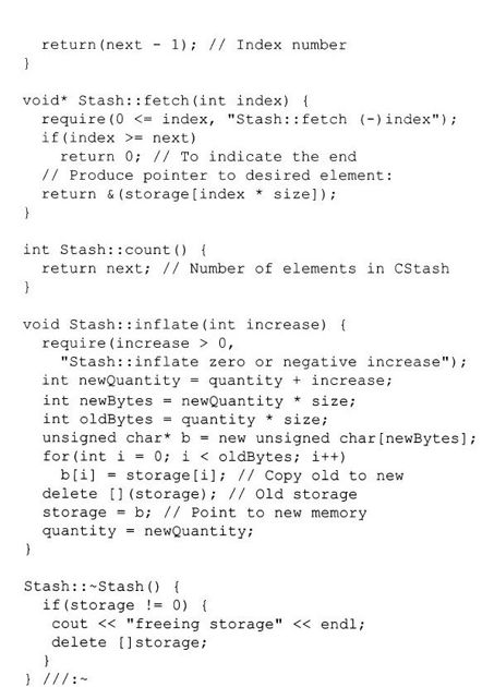 6.4　带有构造函数和析构函数的Stash - 图3
