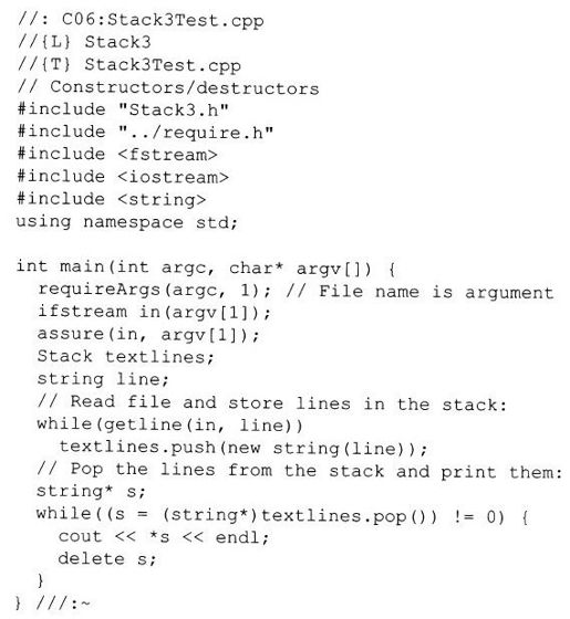 6.5　带有构造函数和析构函数的Stack - 图5